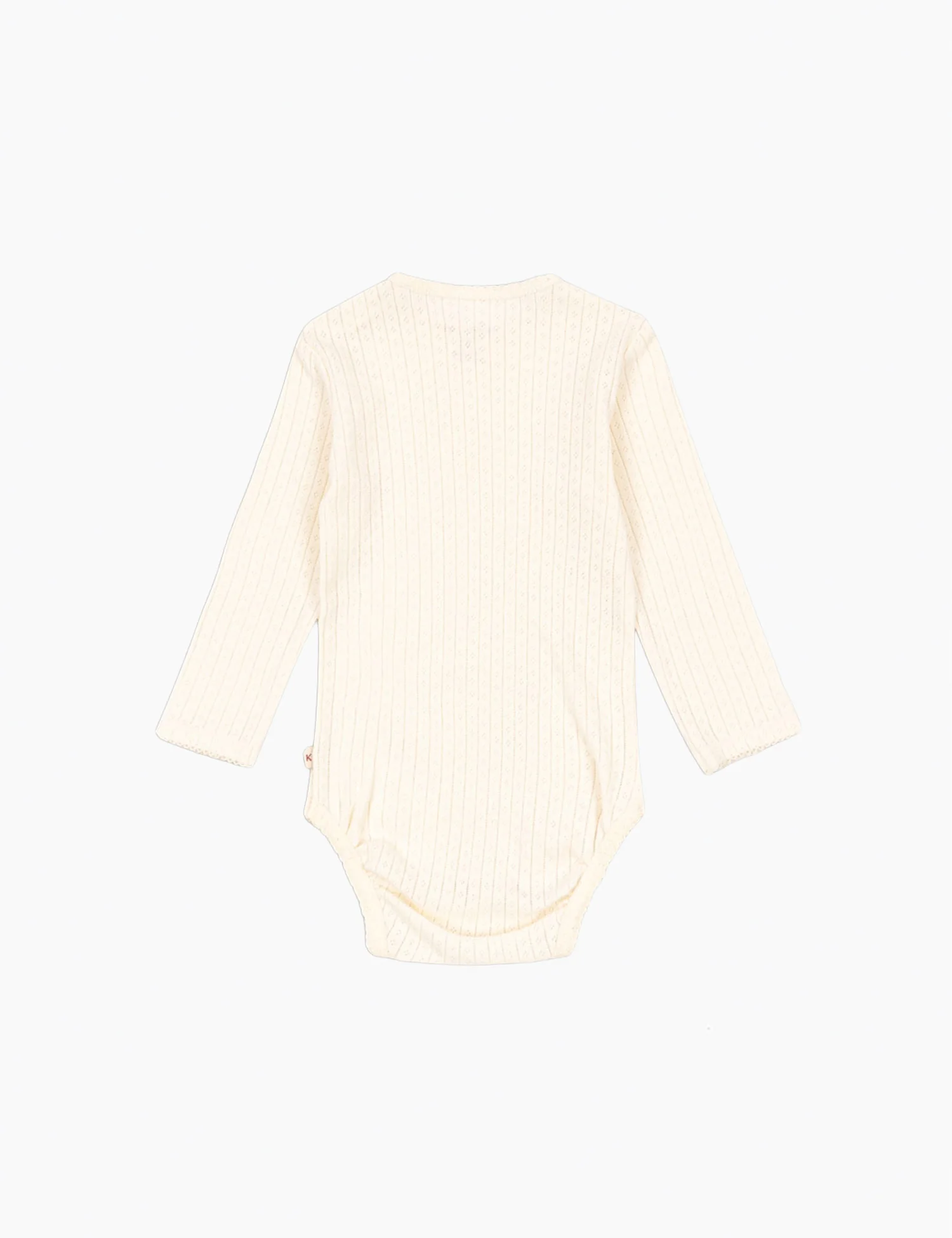 Pointelle Minnie Bodysuit in Antique White - Image 2
