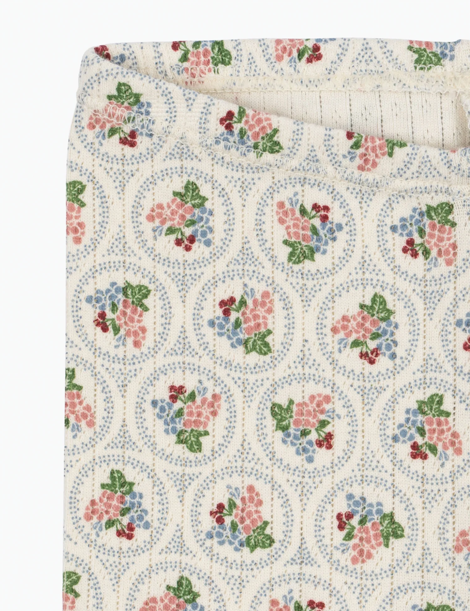 Pointelle Minnie Leggings in Verona Blues - Image 4