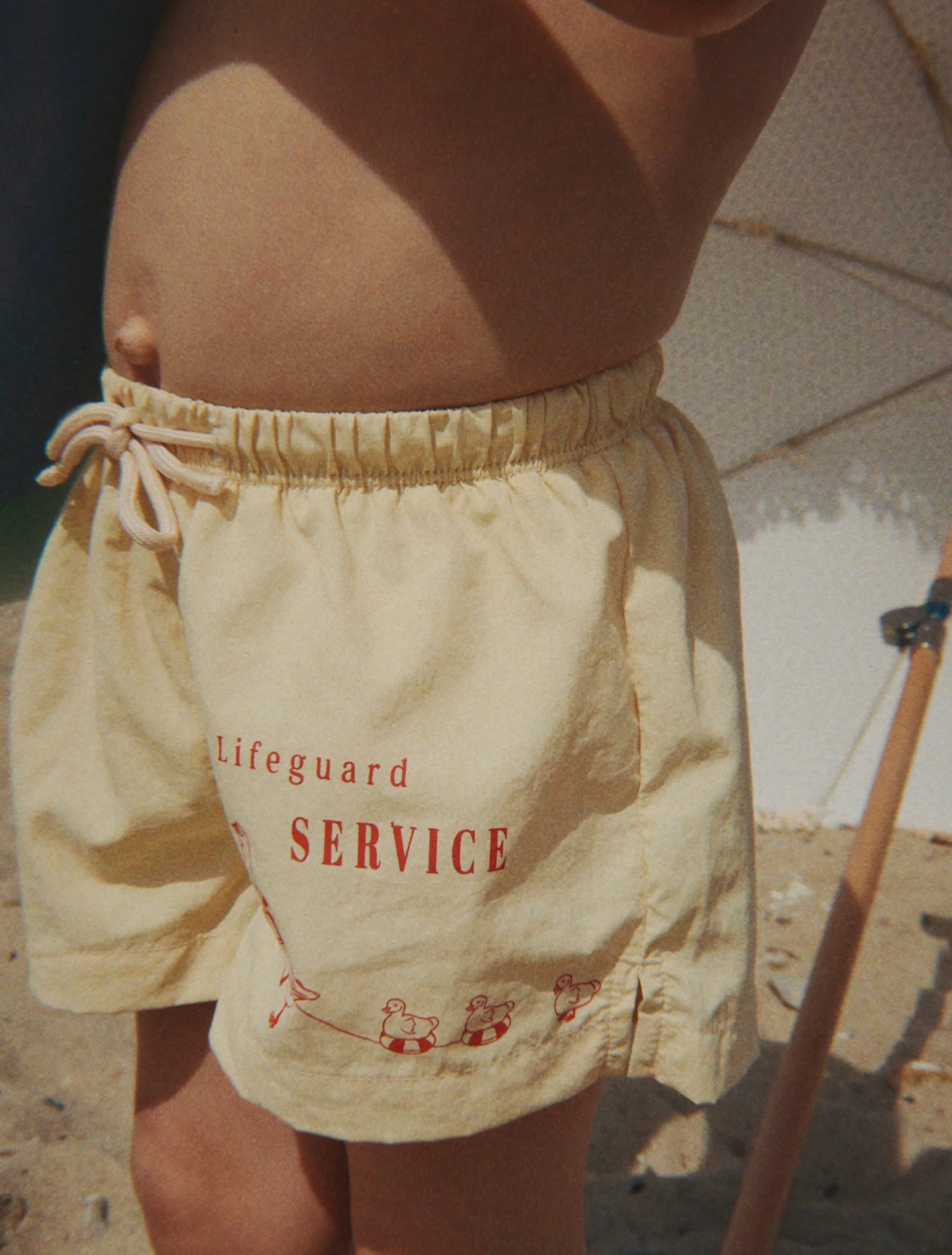 Pomio Swim Shorts in Banana Crepe - Image 4