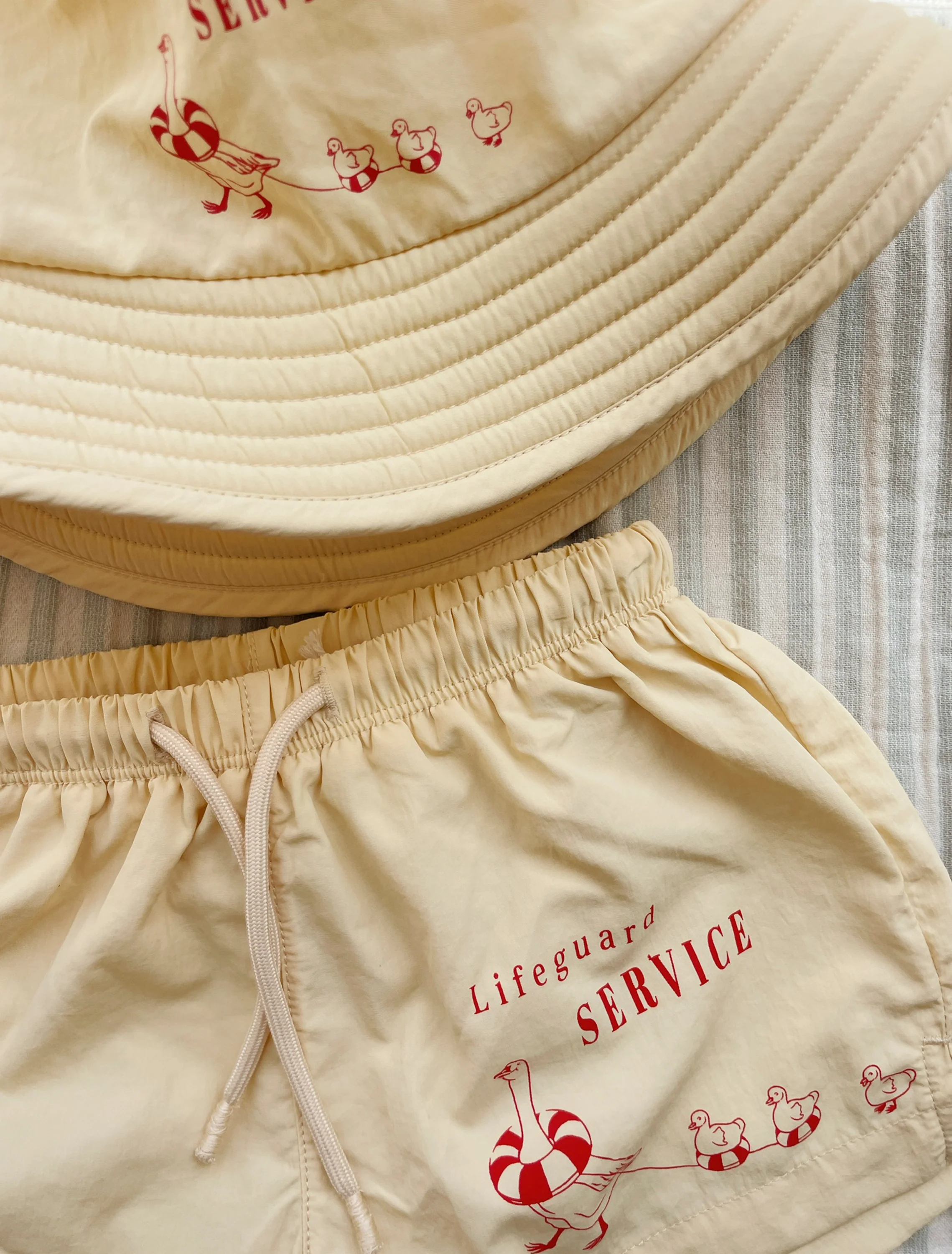 Pomio Swim Shorts in Banana Crepe - Image 5