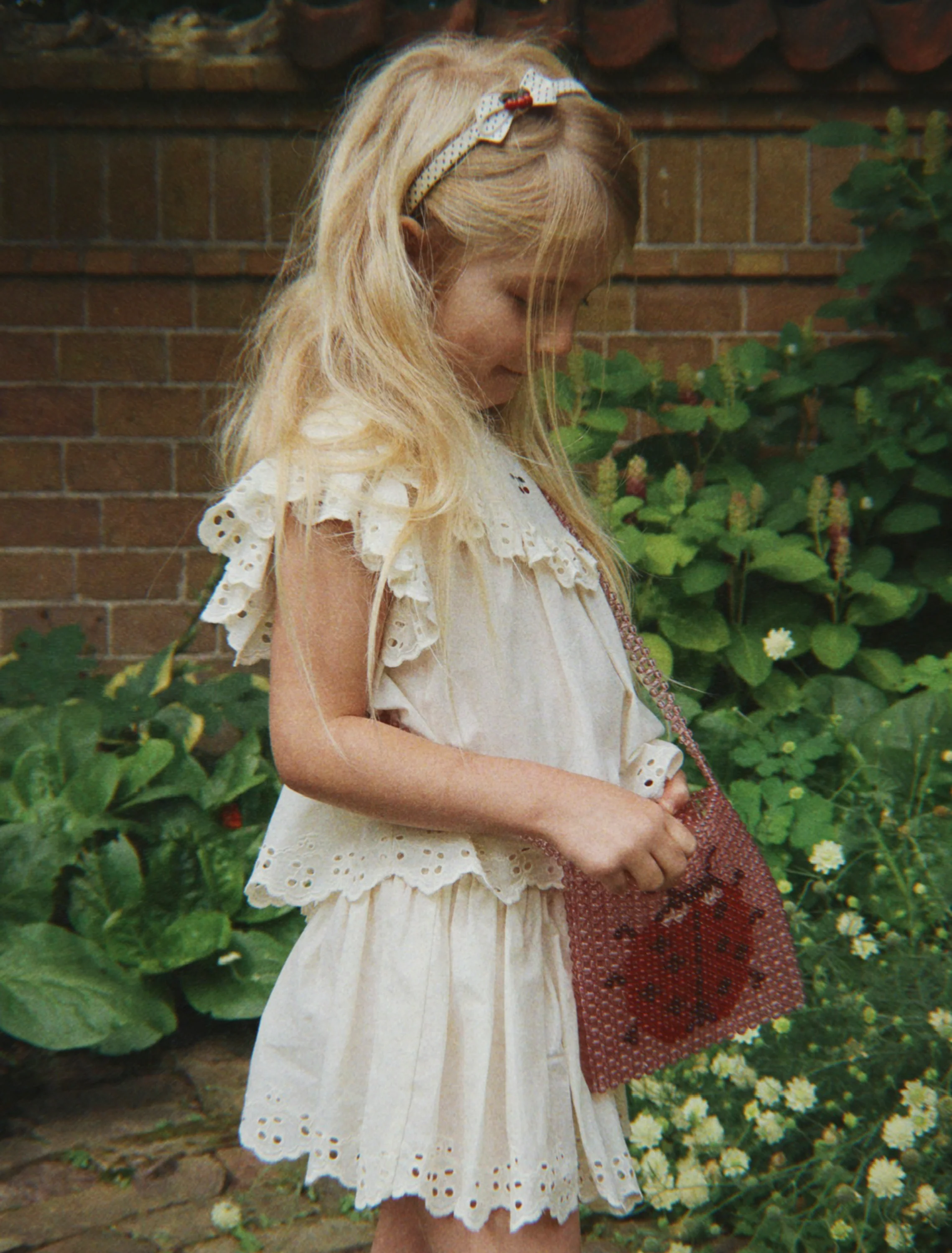 Posey Skirt in Antique White - Image 3