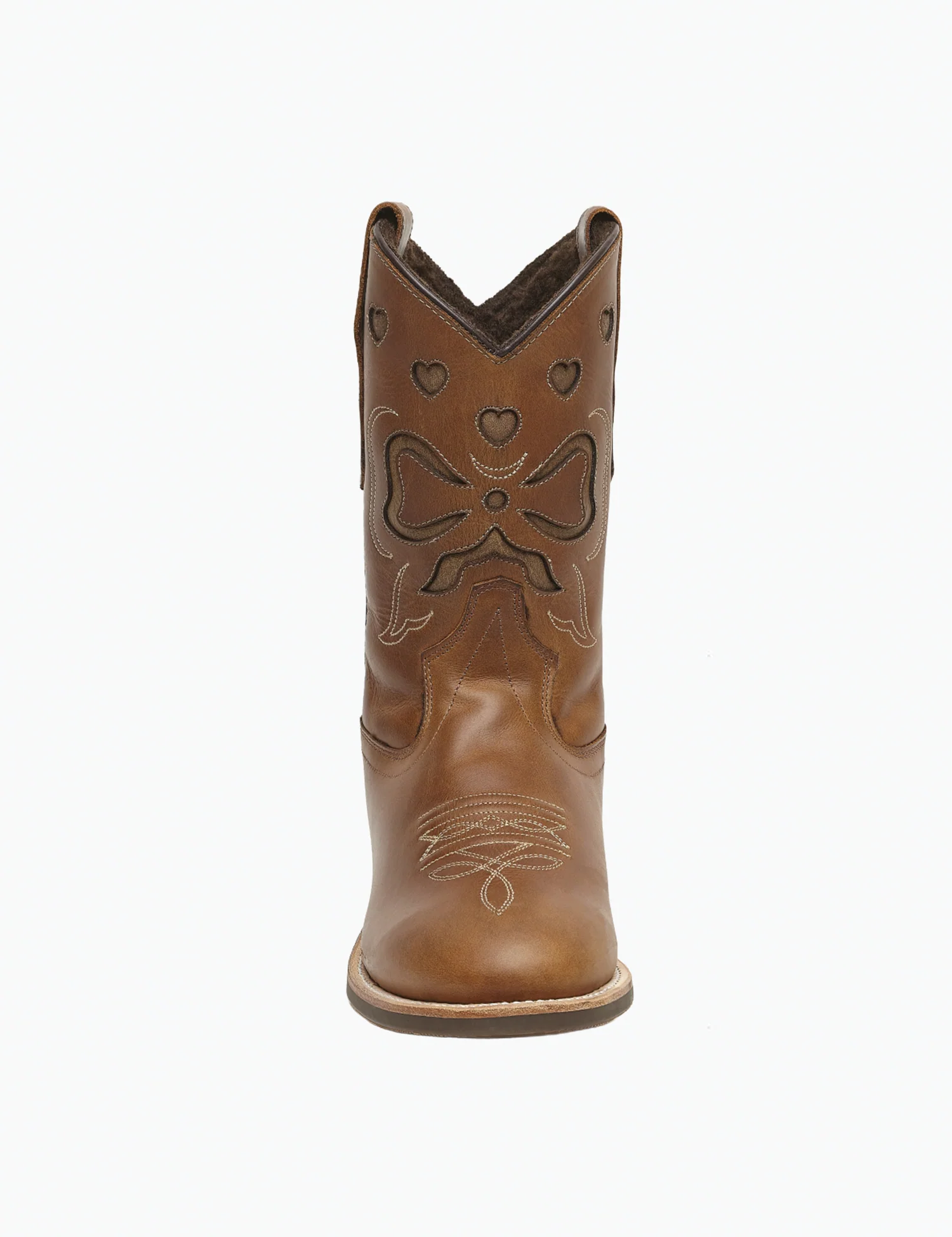 Ranger Cowboy Boots in Cognac Bow - Image 3