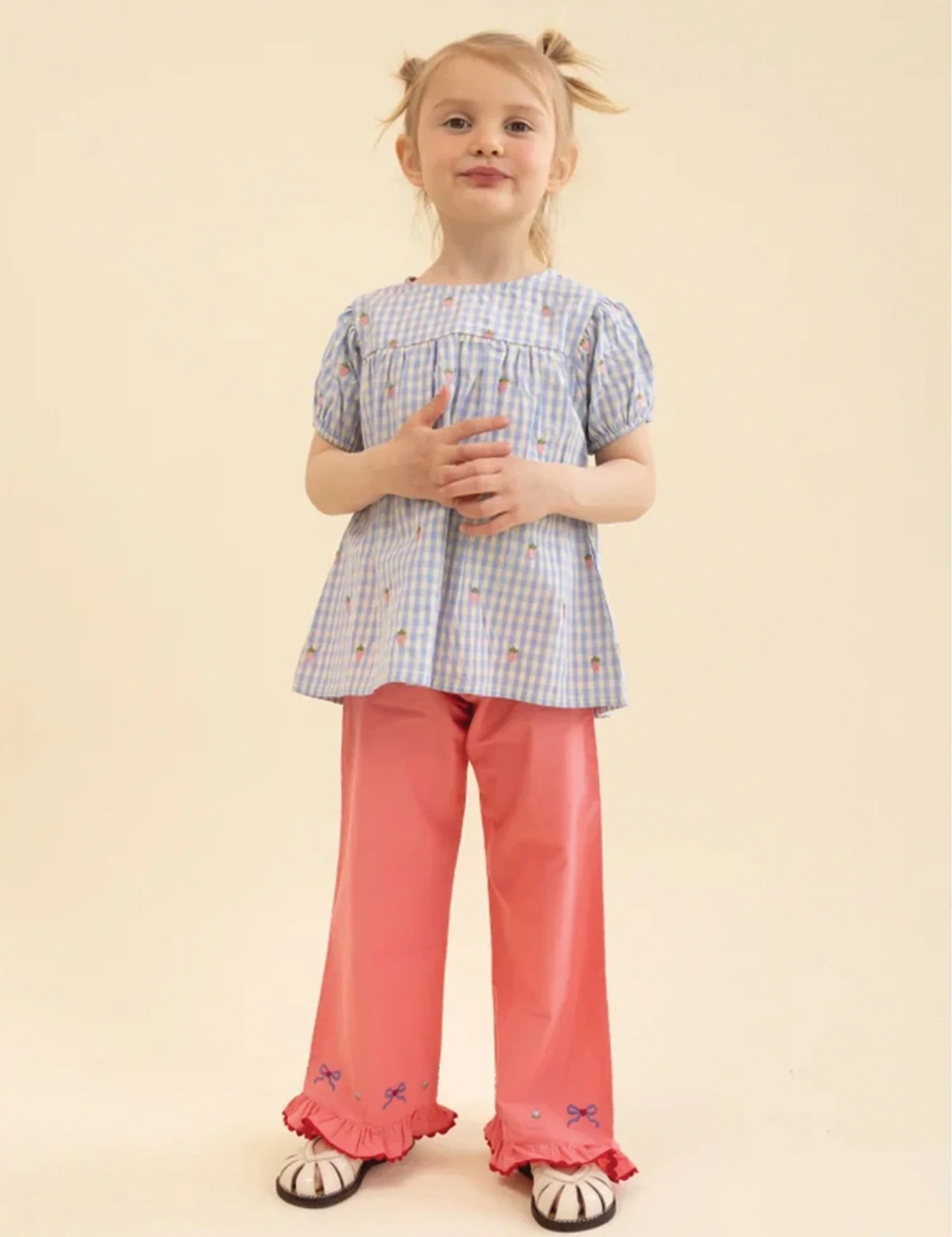 Rosa Pants in Dark Rose - Image 2
