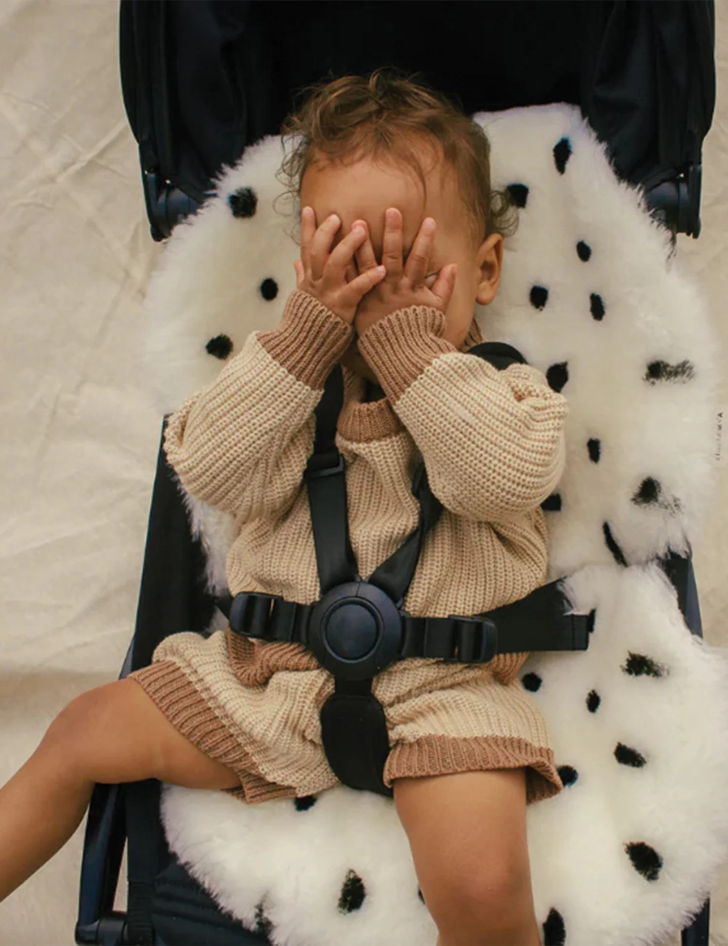 Sheepskin Snuggler in Dalmation - Image 3