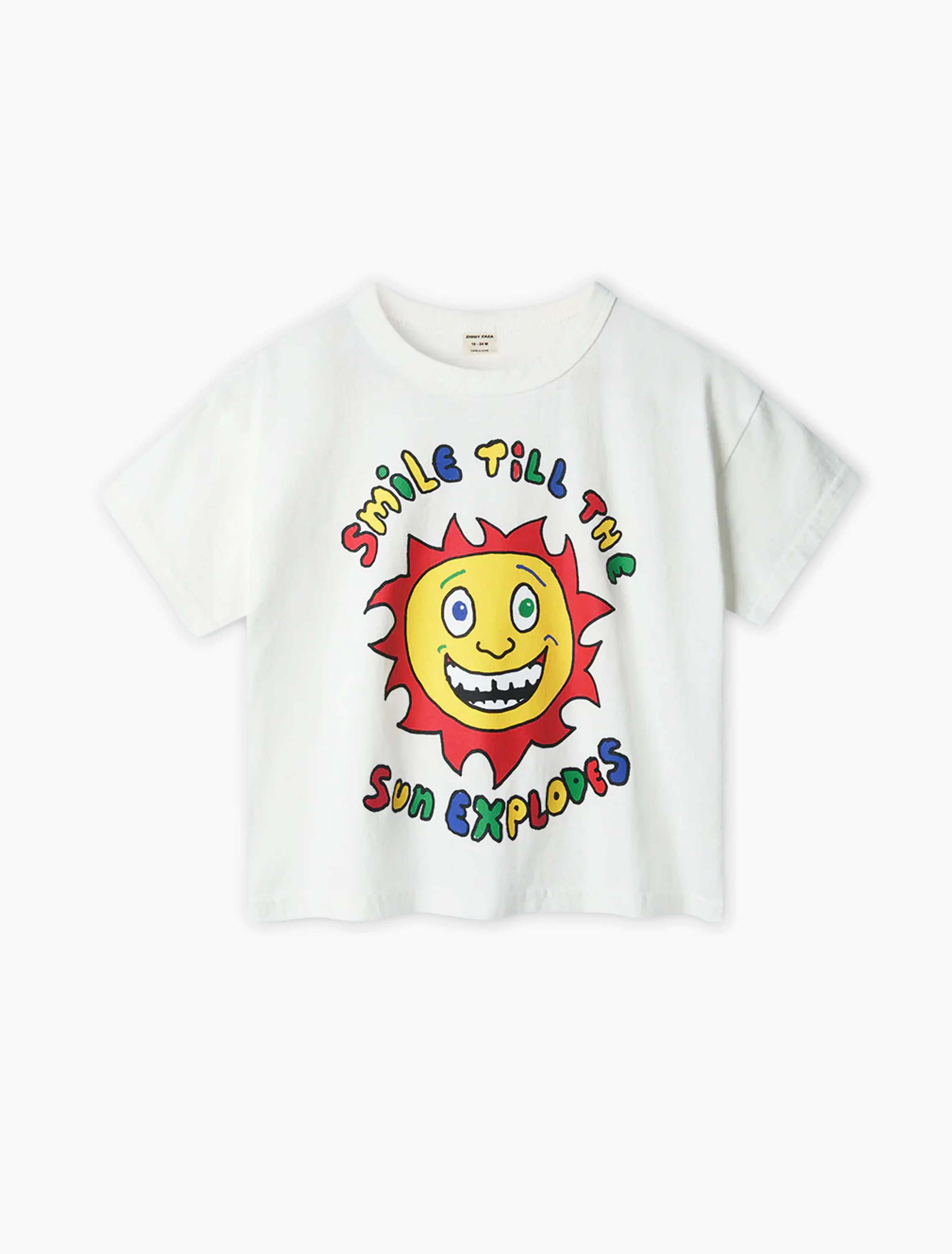 Smile at the Sun Tee in White