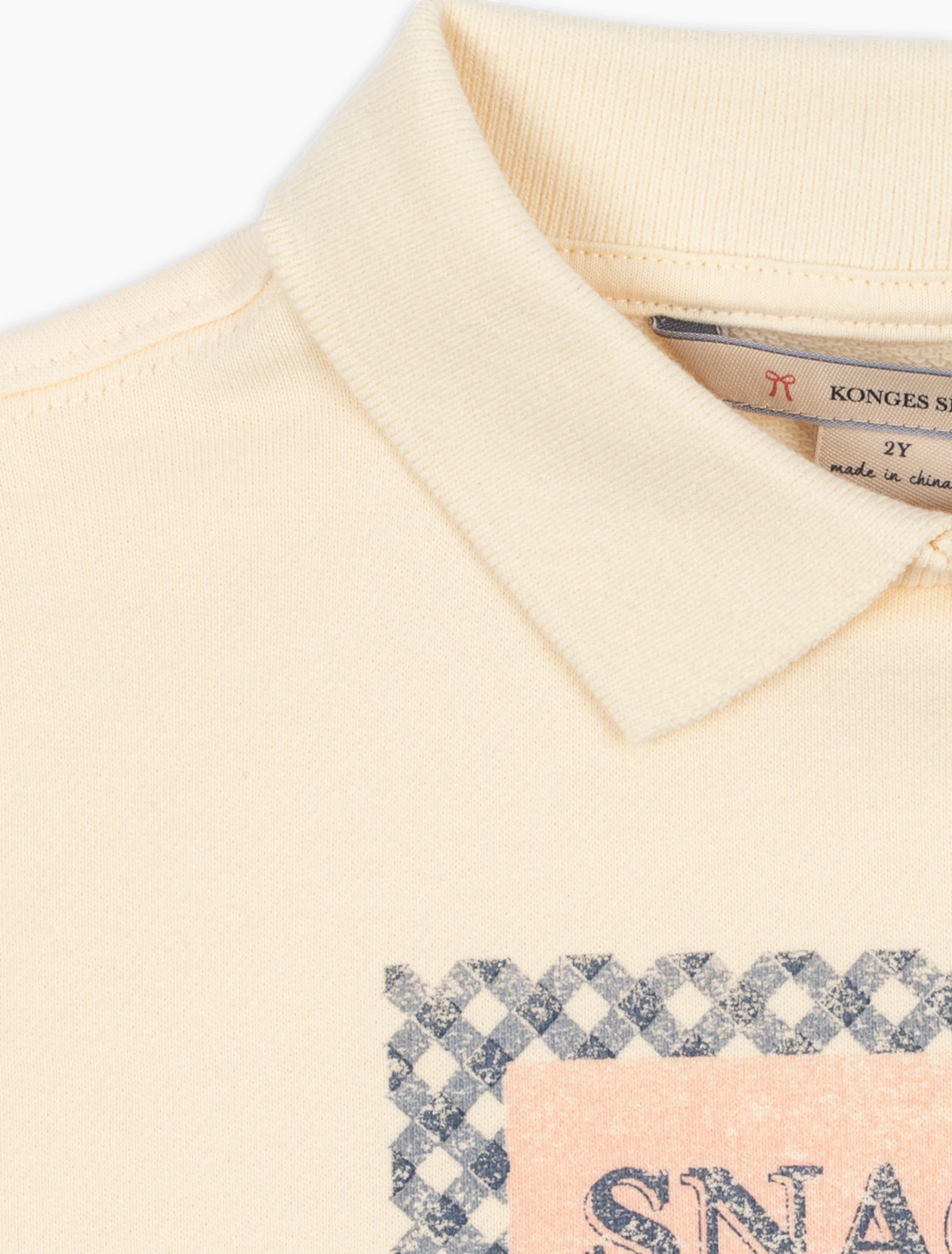 Sporty LS Polo in Buttercream - Image 6
