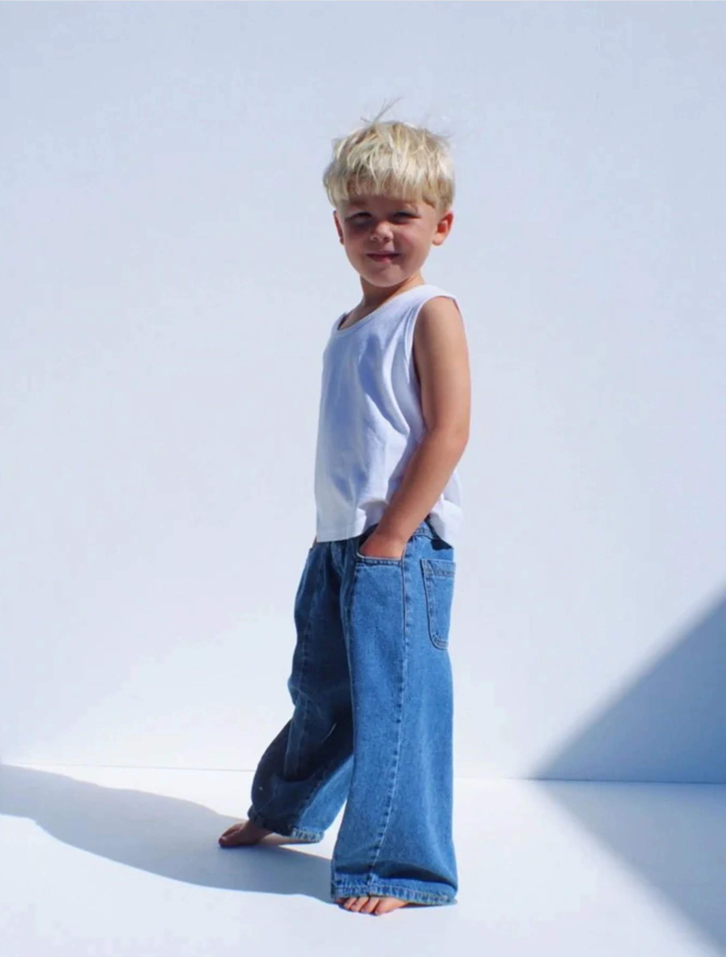 Suki Denim Jean in Blue - Image 5