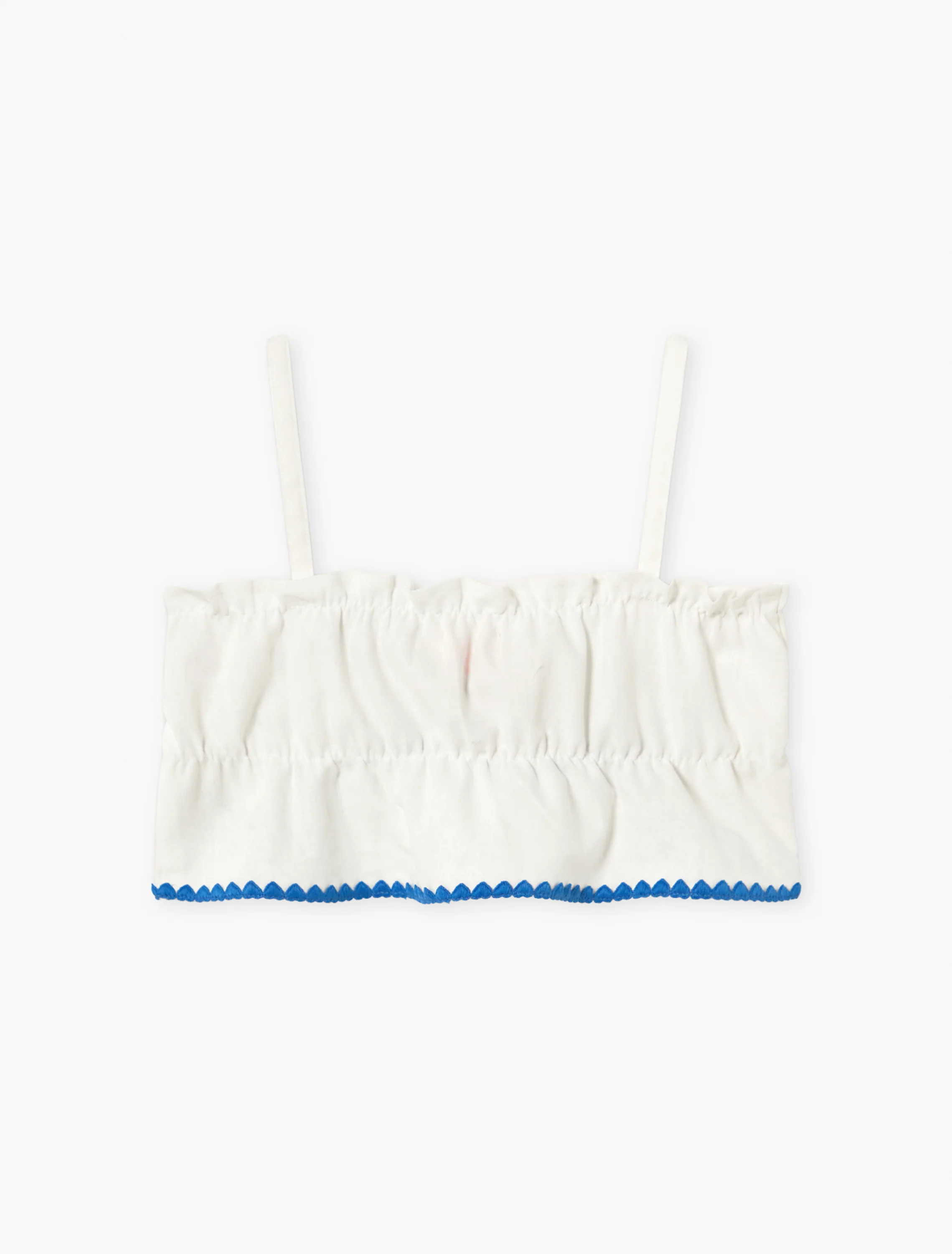 Swans Bows Linen Top in Off-White - Image 5