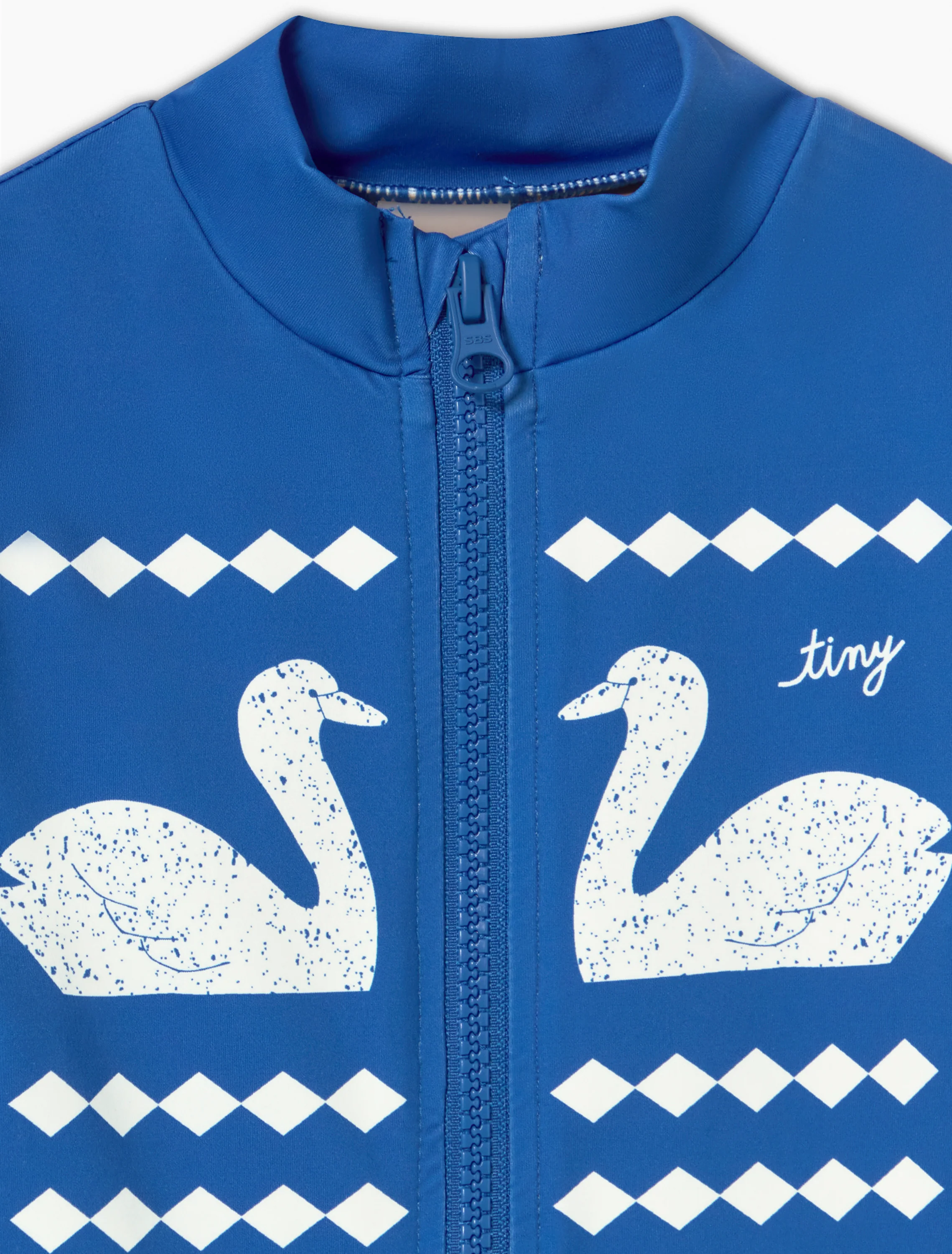 Swans Swimsuit in Blue - Image 4