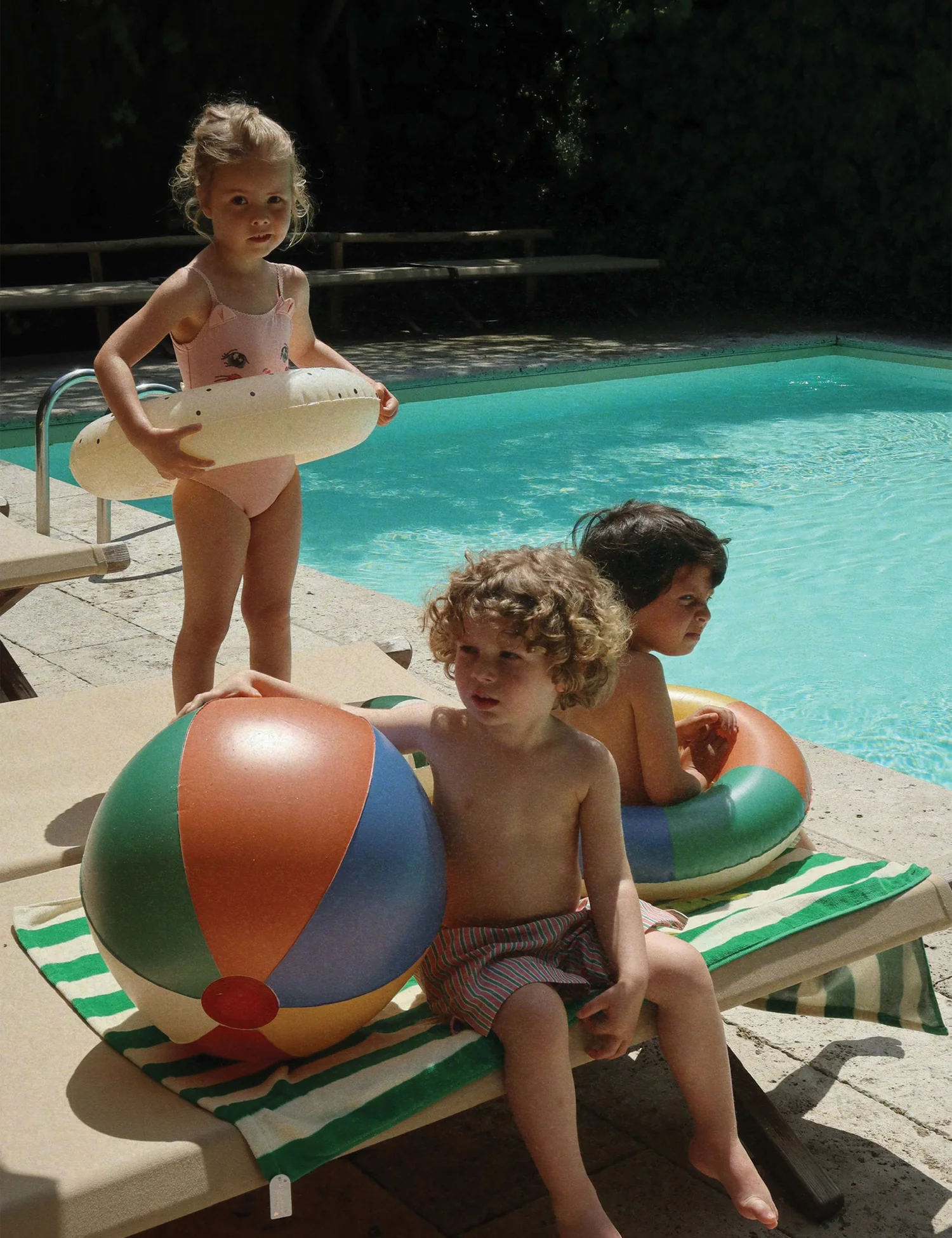 Swim Ring + Beach Ball in Multi - Image 7