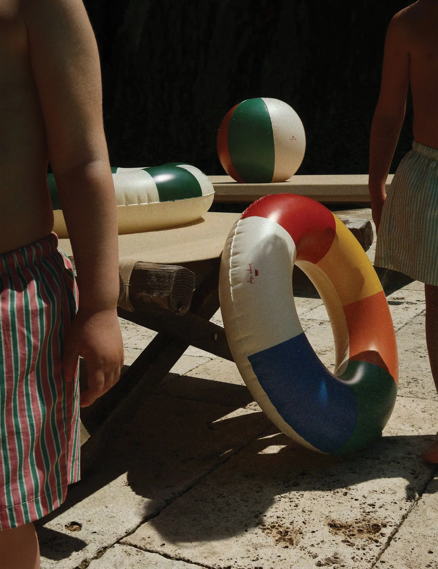 Swim Ring + Beach Ball in Multi - Image 8