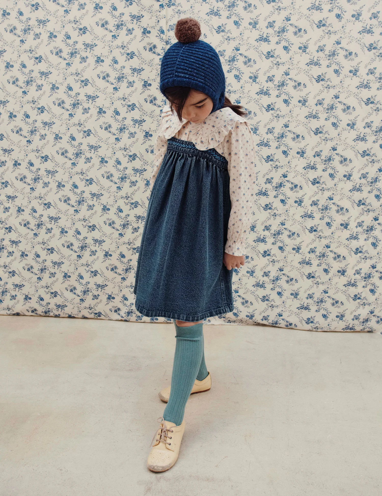 Swing Dress in Denim - Image 2