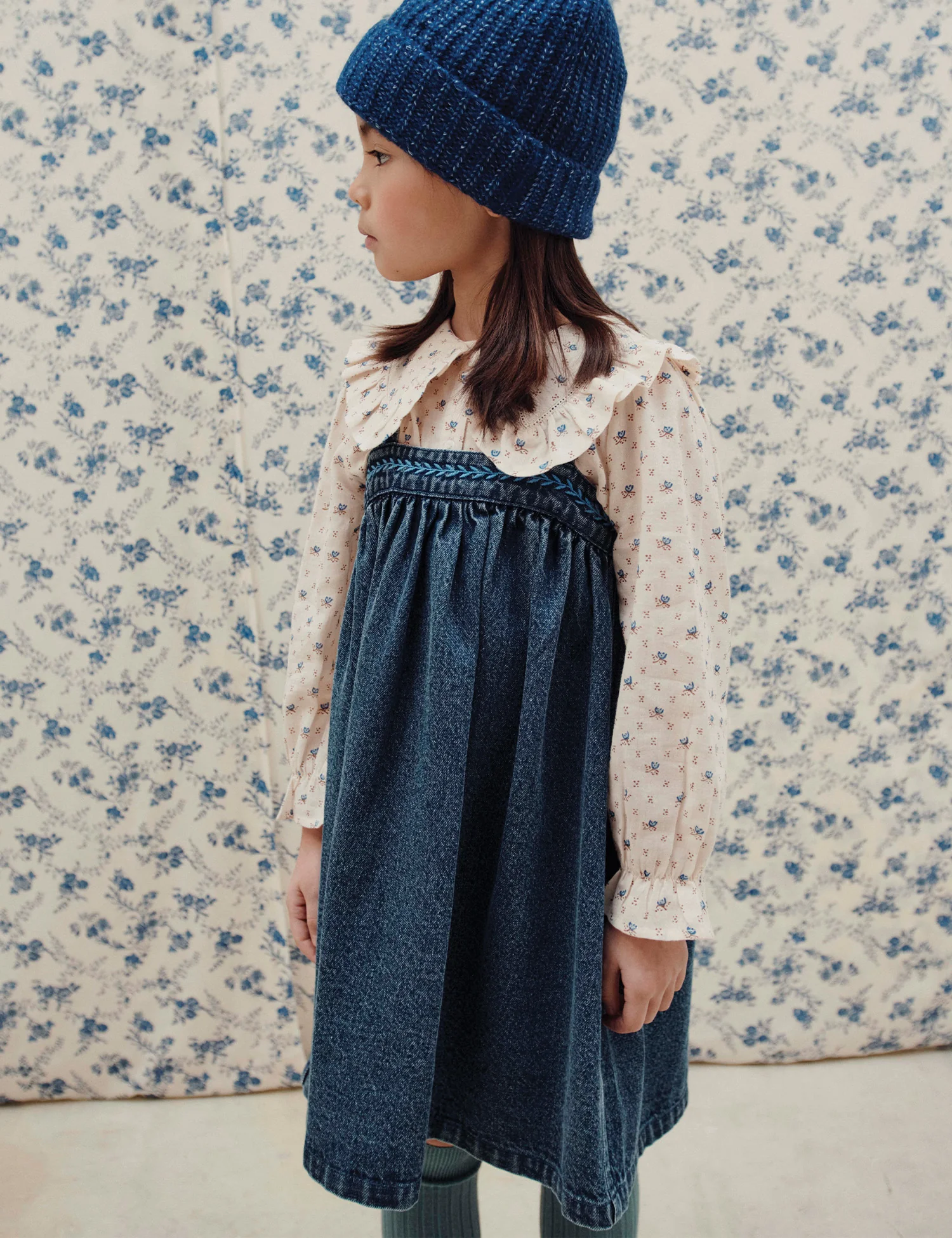 Swing Dress in Denim - Image 3