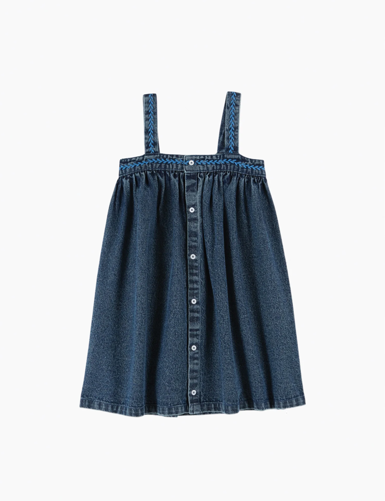 Swing Dress in Denim - Image 4