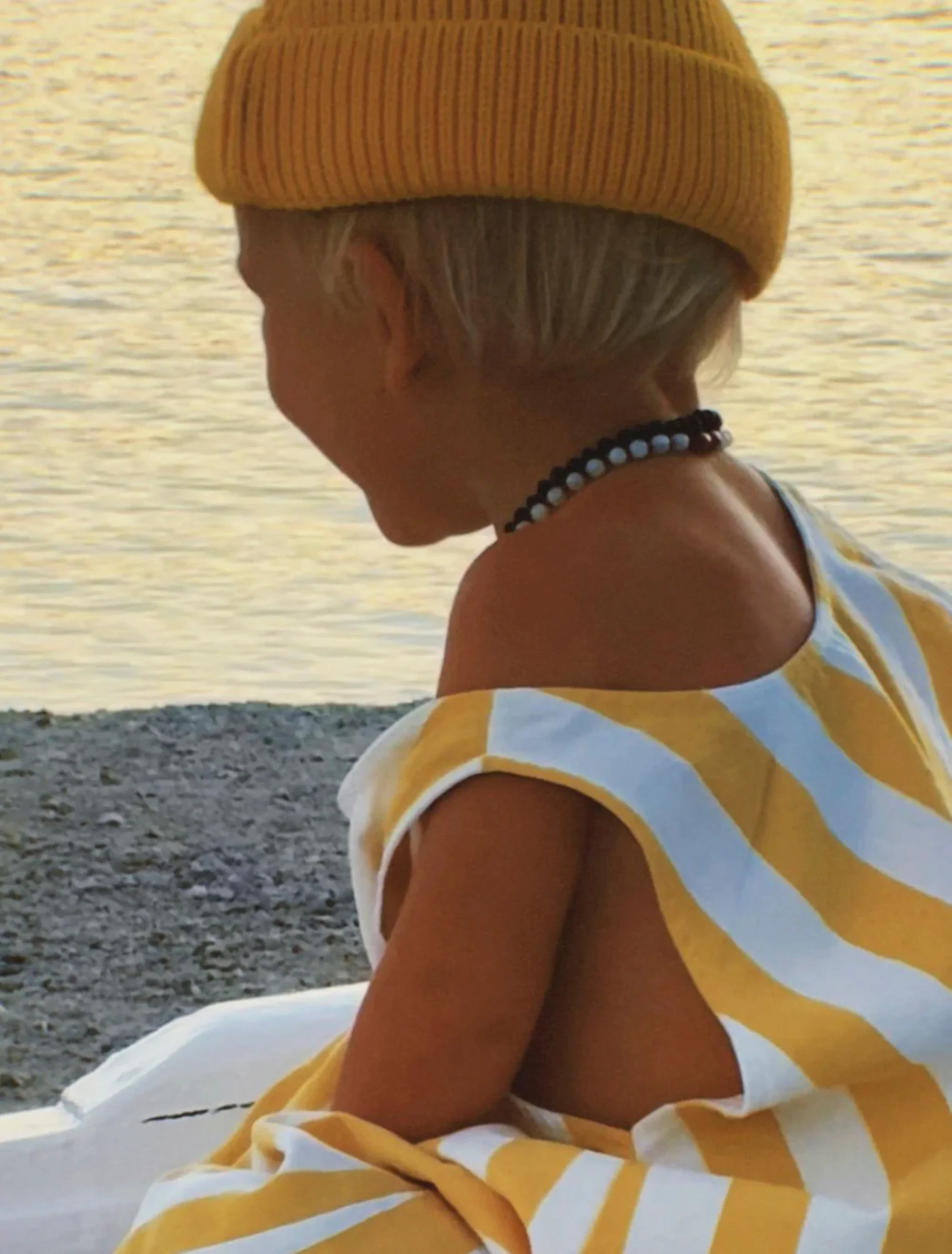 Skipper Jumpsuit in Golden Stripe - Image 2