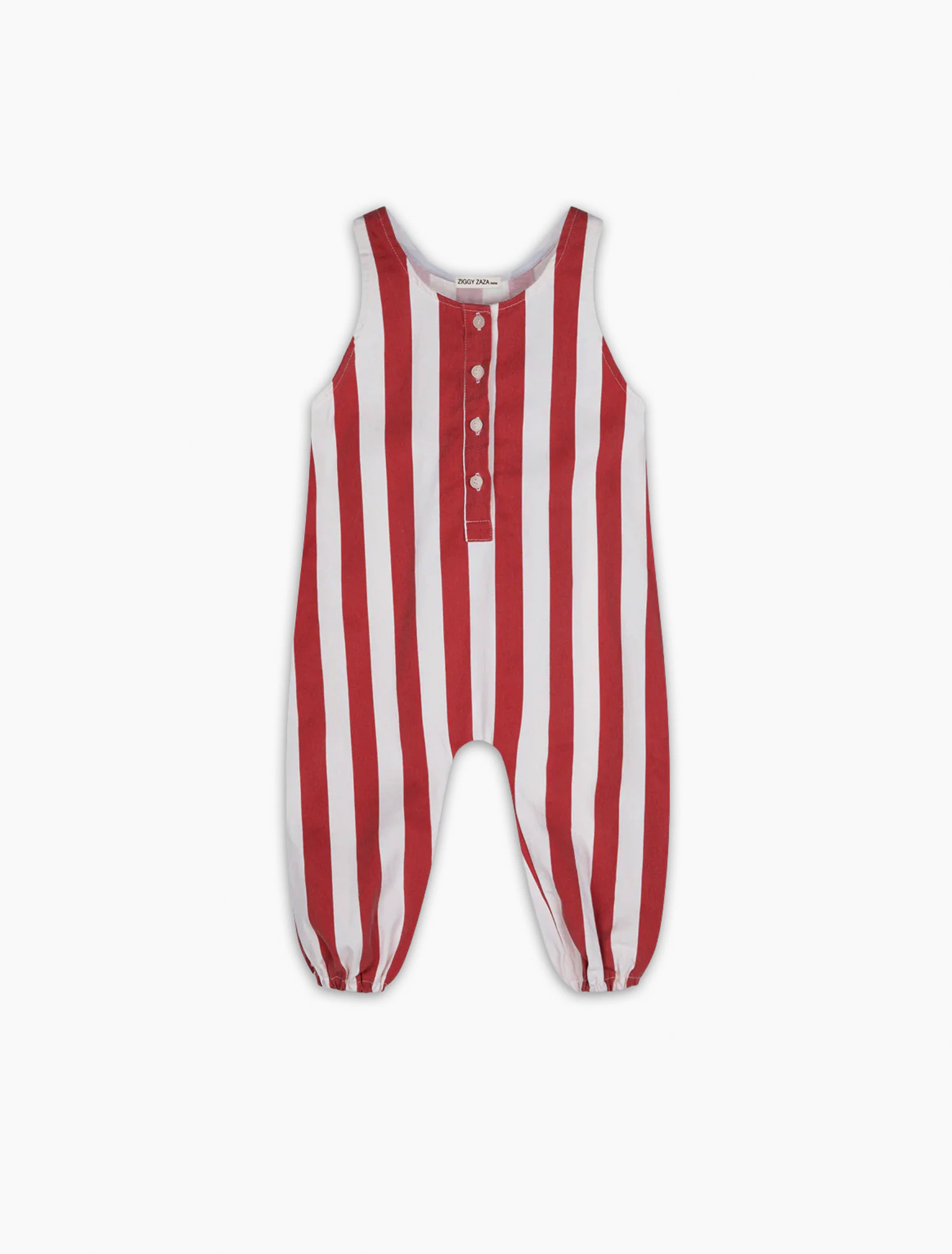 Skipper Jumpsuit in Rosso Stripe