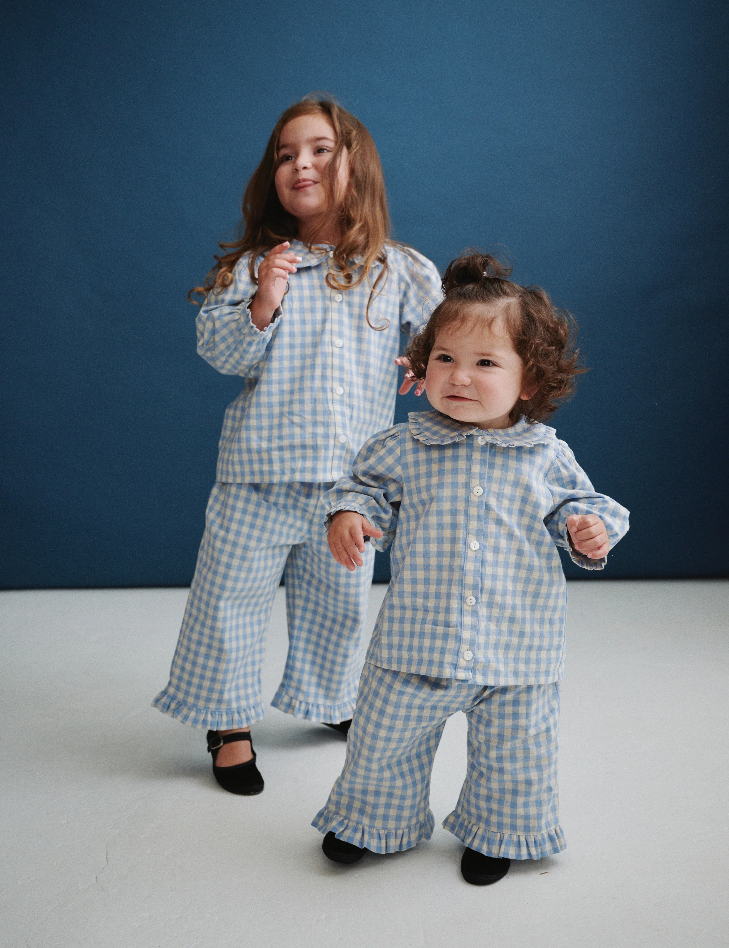 Tillie Pant in Bluebell Check - Image 5