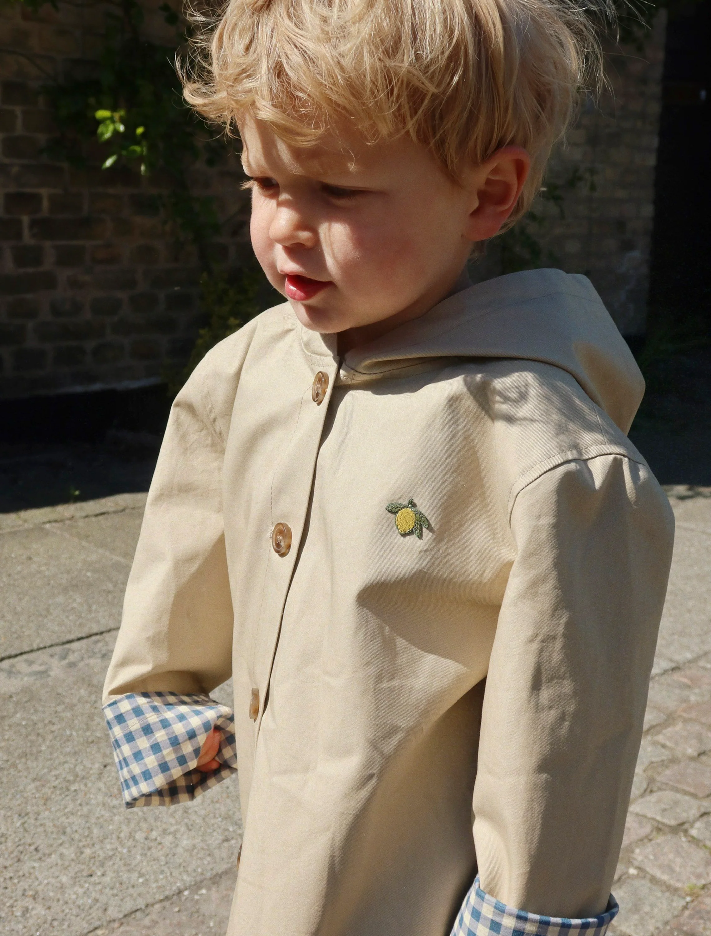 Trenchy Coat in Oxford Tan - Image 3