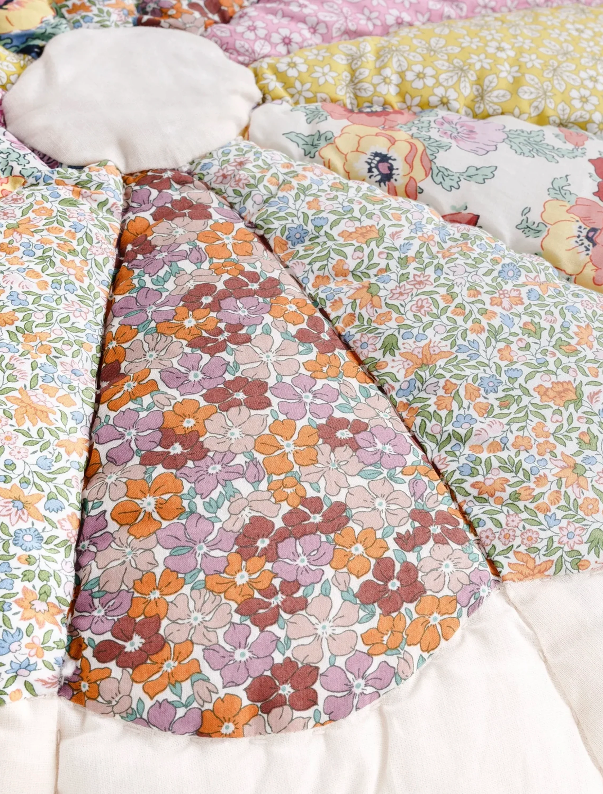 Verbena Liberty Patchwork Cushion - Image 4