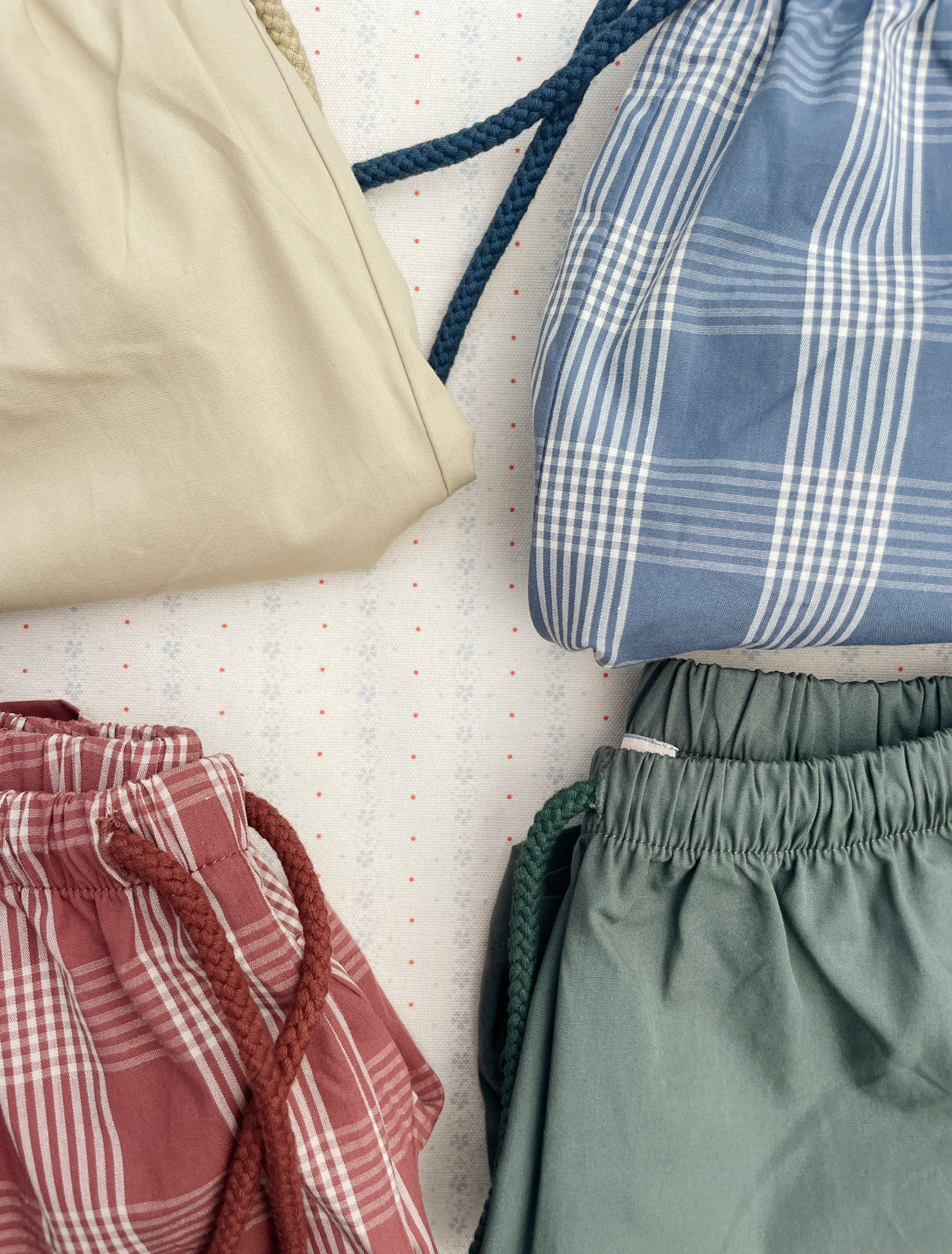 Verne Shorts - 2 Pack in Flint Check/Cilantro - Image 4