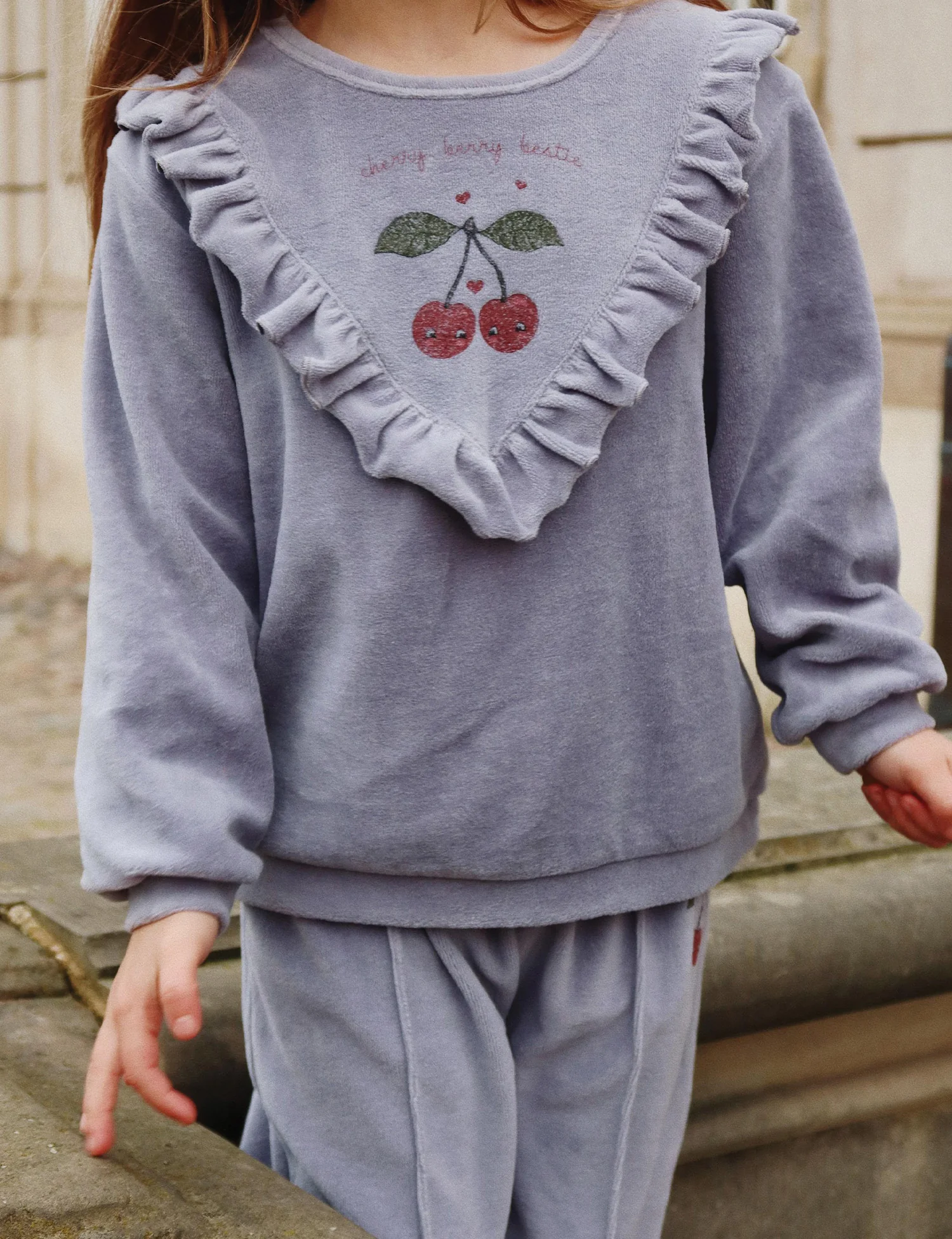 Wally Frill Sweatshirt in Tradewinds - Image 3