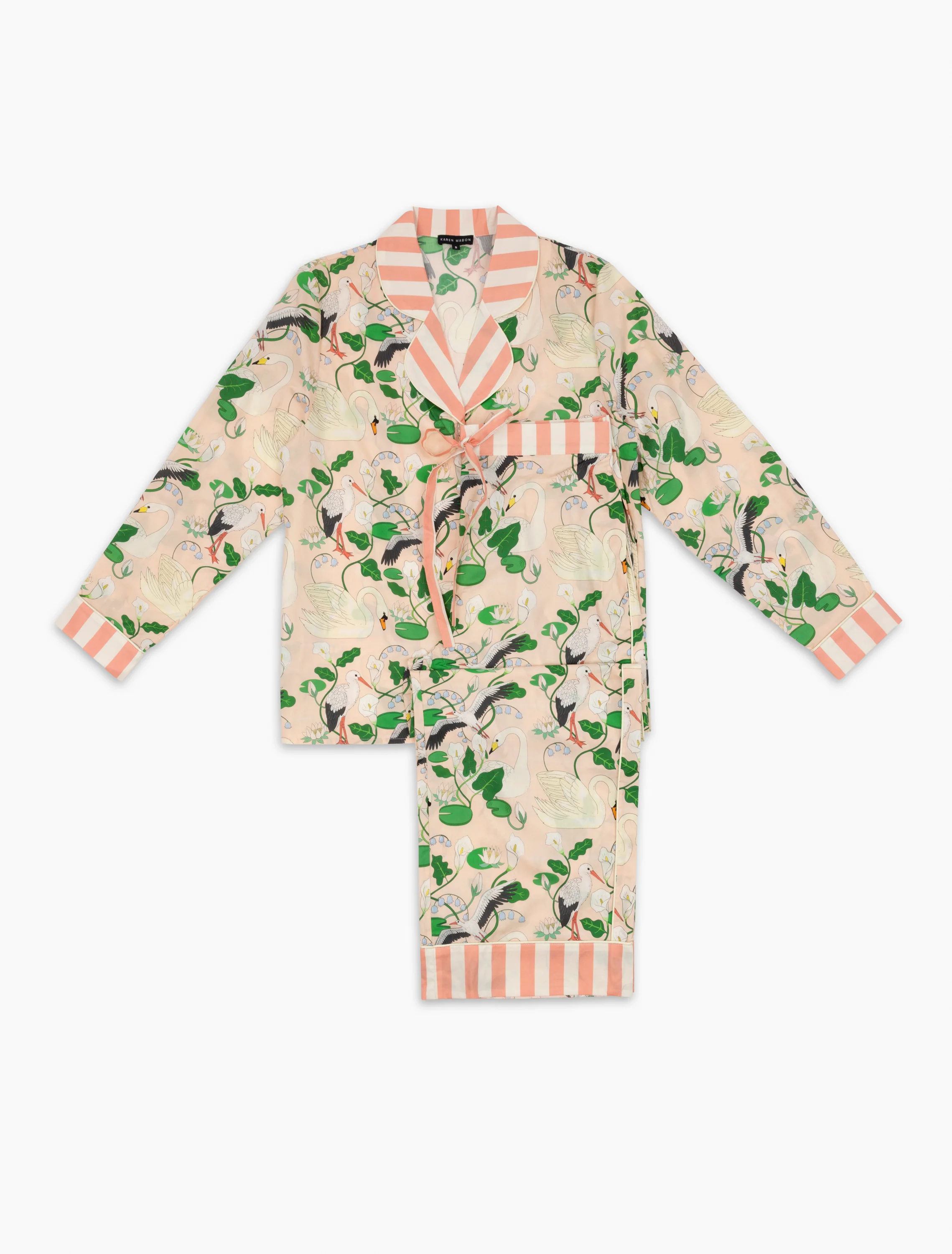 Women's Pajama Set in Botanical Gardens